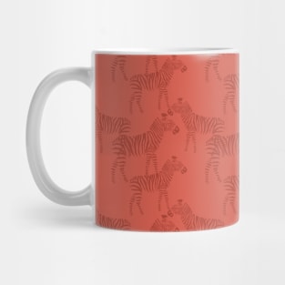 Burnt Orange Animals Neck Gator Zebras Burnt Orange Animal Mug